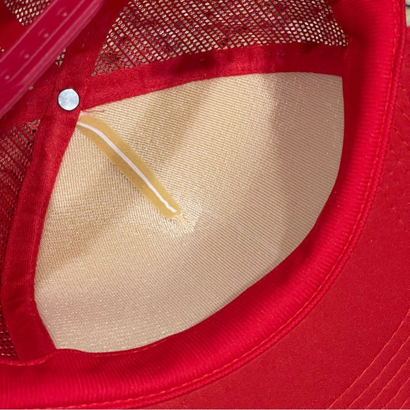 Vintage 80’s Rainbow Apple Computer TASSCC Rope Trucker Hat SnapBack EUC - Picture 10 of 12